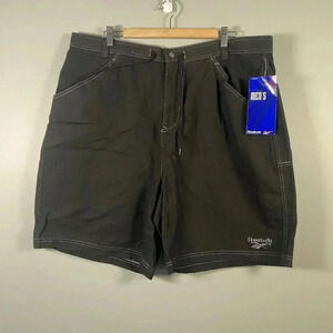 Reebok Shorts XXL Black Mens Logo‎ Training Sportswear Activewear Casual NWT